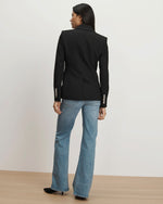 Laden Sie das Bild in den Galerie-Viewer, Blazer VERONICA BEARD Miller Dickey Schwarz/Silber
