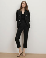 Laden Sie das Bild in den Galerie-Viewer, Hose VERONICA BEARD Renzo Schwarz Silber
