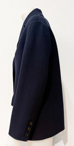 Laden Sie das Bild in den Galerie-Viewer, Jacke ´S MAX MARA Elfi Nachtblau
