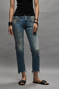 Jeans R13 Boy Straight Jasper Stretch Rips