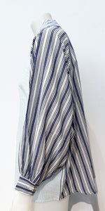 Laden Sie das Bild in den Galerie-Viewer, Bluse MII Patchwork Blue
