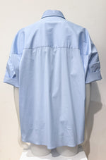 Laden Sie das Bild in den Galerie-Viewer, Bluse BLOOMING Roma Hellblau
