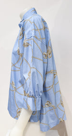 Laden Sie das Bild in den Galerie-Viewer, Bluse CALIBAN Navy
