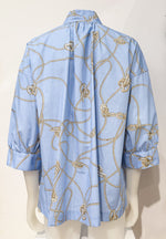 Laden Sie das Bild in den Galerie-Viewer, Bluse CALIBAN Navy
