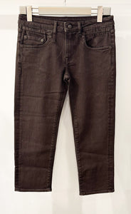 Jeans R13 Boy Straight Choclate Brown Stretch