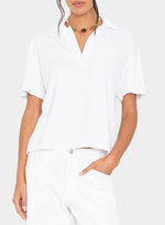 Laden Sie das Bild in den Galerie-Viewer, Polo Shirt XIRENA Spencer White
