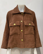 Laden Sie das Bild in den Galerie-Viewer, Jacke BAINDOUX Gaby Choccolate
