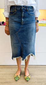 Laden Sie das Bild in den Galerie-Viewer, Jeansrock R13 Jesse Skirt
