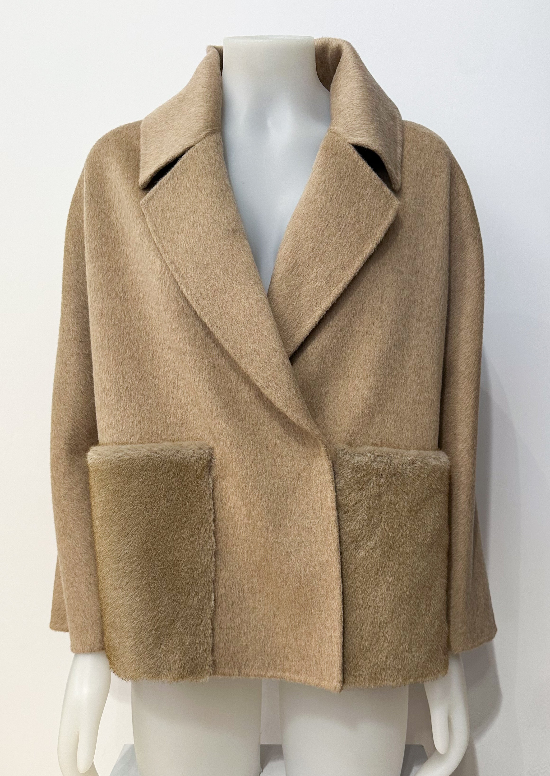 Jacke Fake Fur VALENTINI Camel