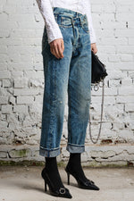 Laden Sie das Bild in den Galerie-Viewer, Jeans R13 CROSSOVER Kelly
