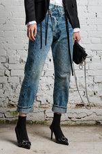 Laden Sie das Bild in den Galerie-Viewer, Jeans R13 CROSSOVER Kelly
