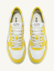 Sneaker AUTRY Medalist Yellow/Weiß